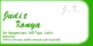 judit konya business card